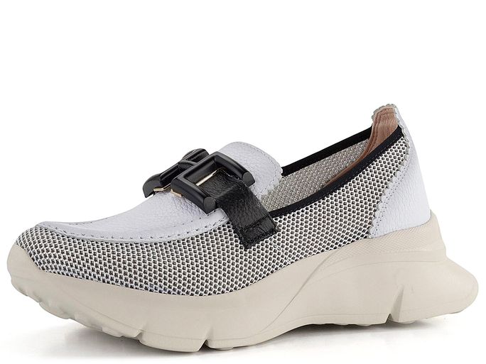 Hispanitas mokasíny na platformě Hawaii White/Black HV243306