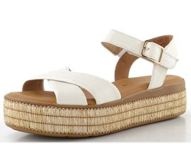 Gabor sandály na platformě světlé latte 84.563.20
