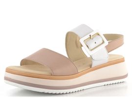 Gabor sandály na platformě rose/weiss 62.744.58