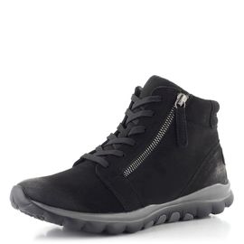 Gabor šněrovací kotník se zipem černý 76.868.47