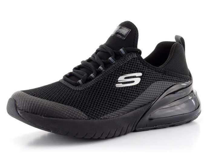 Skechers prodyšné textilní tenisky Skech Air black 13276