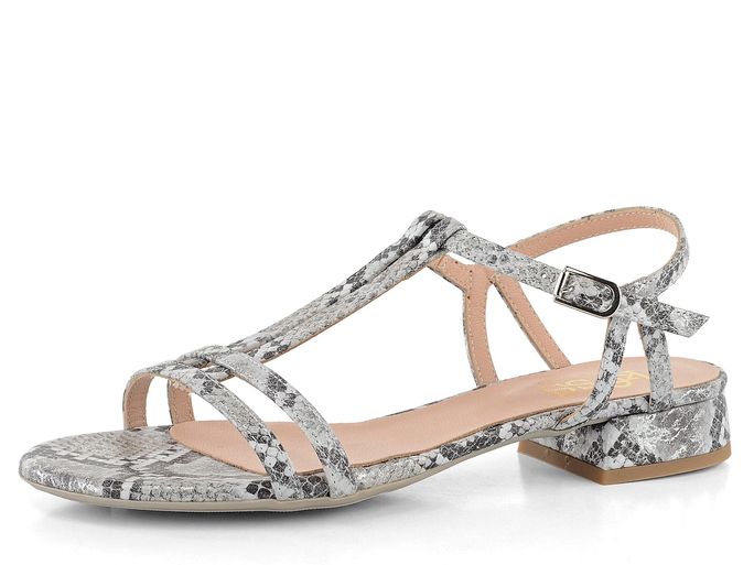 Kess hadinkové sandály metalické Blanco Diamante 20115