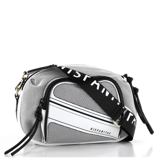 Hispanitas sportovní crossbody kabelka Black/White/Panna BV232507