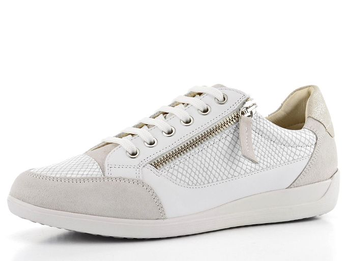 Geox polobotky se zipem off white Myria D6468A02241C1209