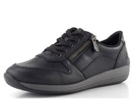 Rieker tenisky se zipy černé N1100-00