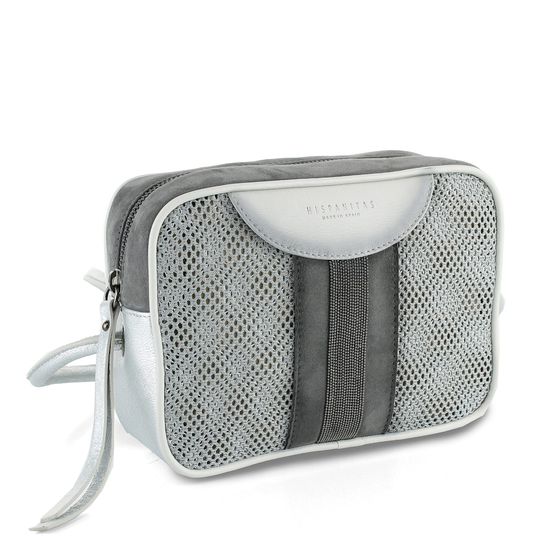 Hispanitas crossbody kabelka šedá metalická BV98596