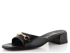 Högl pantofle na podpatku Schwarz 9-102630