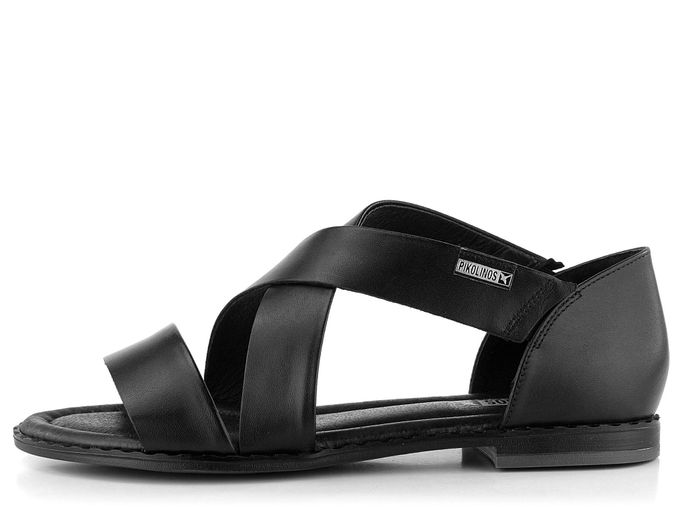 Pikolinos sandály s kříženými pásky Black W0X-0552