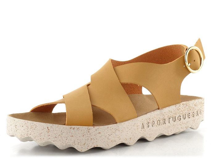 Asportuguesas sandály Cusk camel P018278002
