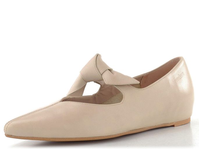 Wonders baleríny s páskem beige A-3840