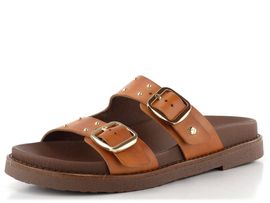 Pikolinos dámské kožené pantofle Aitana brandy W7Z-0939