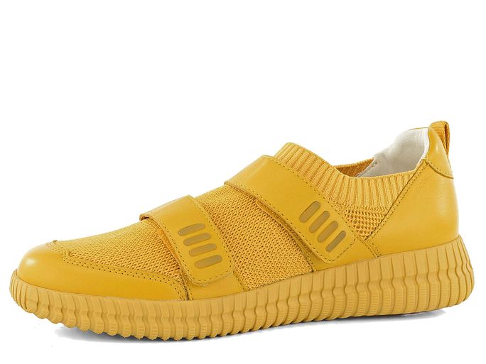 Geox žluté sneakers polobotky na suché zipy D02GAA06K85