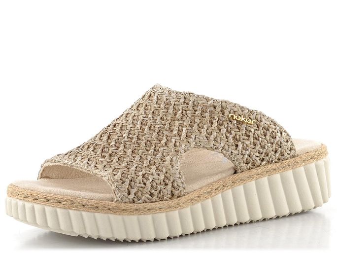 Rieker pantofle na klínku marble 69280-60