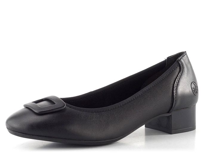 Rieker černé lodičky se sponou 43453-00