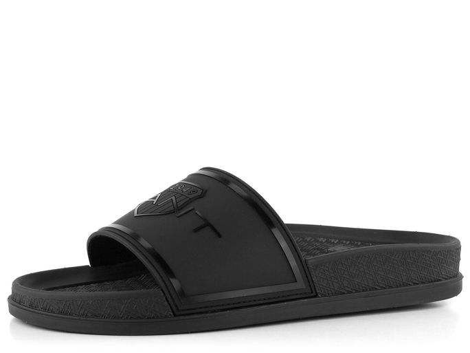 Gant pánské pantofle Beachrock black 26609887