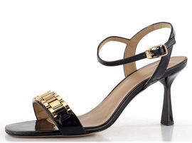 Högl luxusní sandály na podpatku Schwarz  9-107816