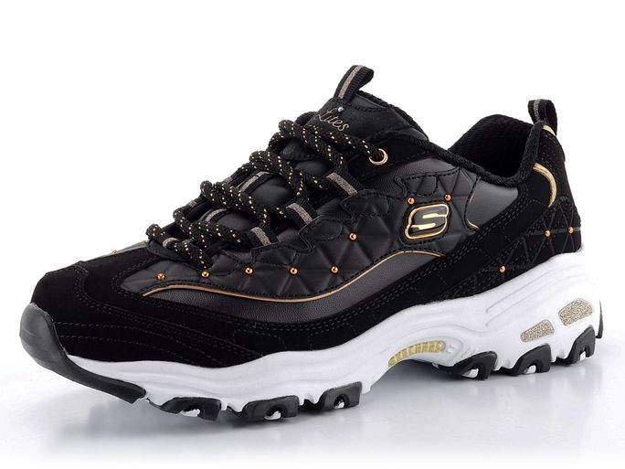 Skechers černé sportovní sneakers polobotky 13087