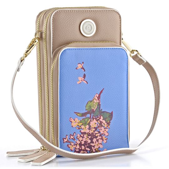 Ara crossbody s potiskem Leonie Sabbia/Sarong-Azur 16-21407-69