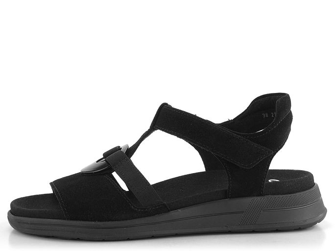 Ara dámské semišové sandály Osaka černé 12-34805-01