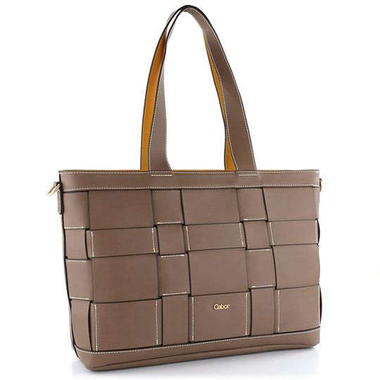 Gabor zipová shopper kabelka Valeria nougat 8849-233