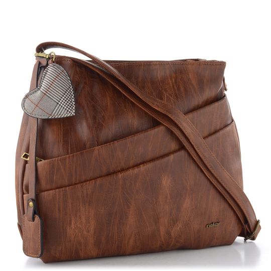 Rieker crossbody kabelka hnědá se srdcem H1005-22