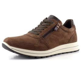 Ara širší pánské tenisky kožené Matteo Mocca/Amarone 11-24501-24