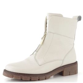 Ara dámský kotník se středovým zipem krémový Dover 12-23130-08