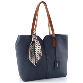 Rieker shopper kabelka se stuhou ozean H1045-14