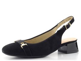 Ara širší lodičky s volnou patou Graz schwarz 12-20413-01