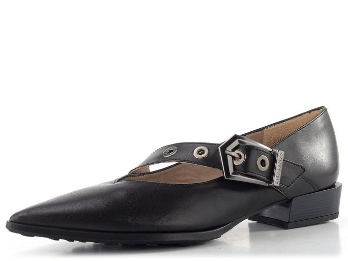 Hispanitas lodičky s nártovým páskem Turin black HI254196