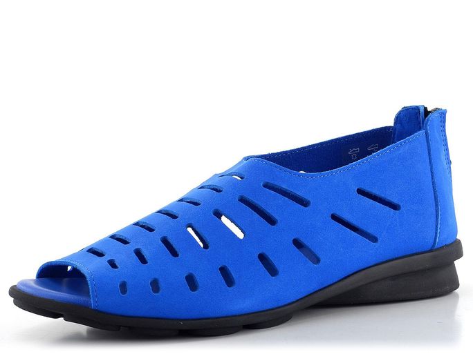 Arche modré nubukové sandály Denyli Cyano 14I01