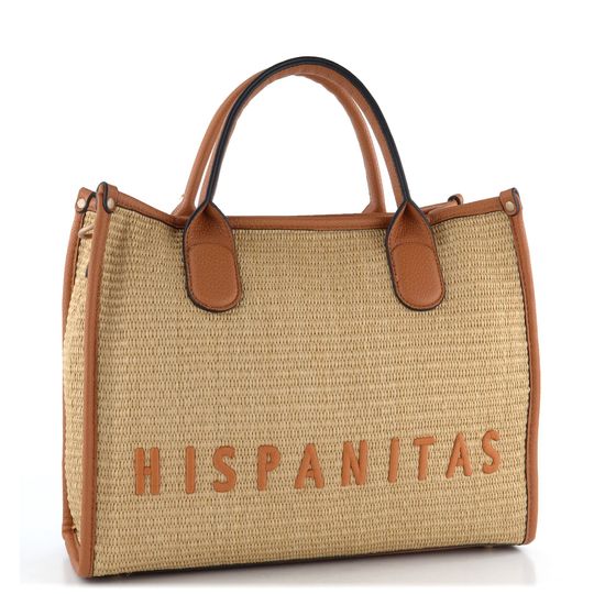 Hispanitas shopper kabelka Natural/Cuoio BV253833