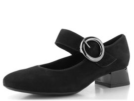 Ara širší lodičky s nártovým páskem Graz Black 12-20434-01