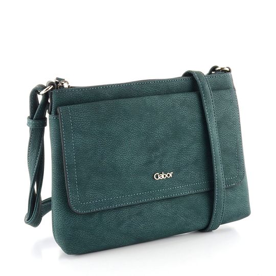 Gabor kabelka crossbody Dina s klopnou temně zelená 8358-36