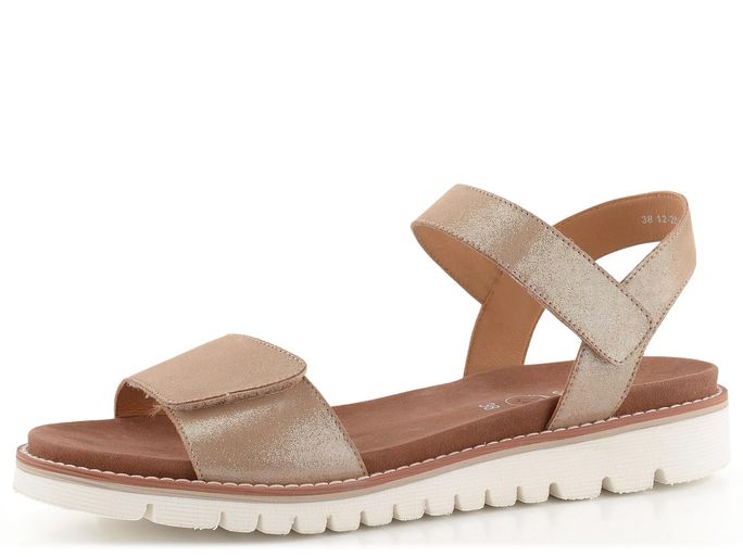 Ara dámské sandály Kent-Sport metalické béžové 12-28114-08