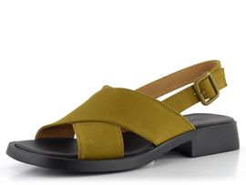 Camper sandály s kříženými pásky zelené K201600-007