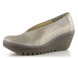 Fly London lodičky na klínu silver P501438013