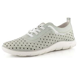 Remonte zelené prořezávané polobotky D3G03-52