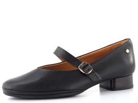 Pikolinos kožené lodičky s nártovým páskem Ubeda black HAW2N-5592CO