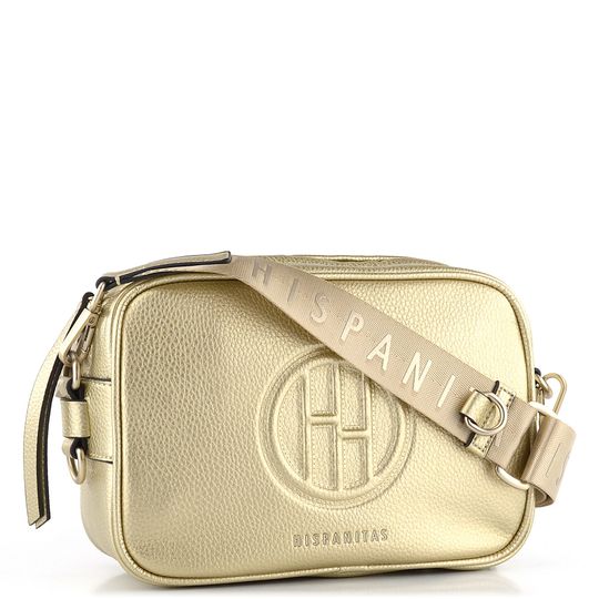 Hispanitas metalická crossbody kabelka s etuí Platino BV232678