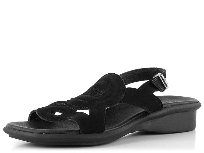 Arche nubukové sandály Saoxko Noir 14H01