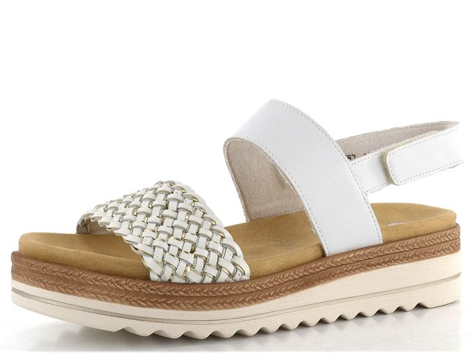 Remonte sandály na platformě Weiss/Gold D0Q56-80