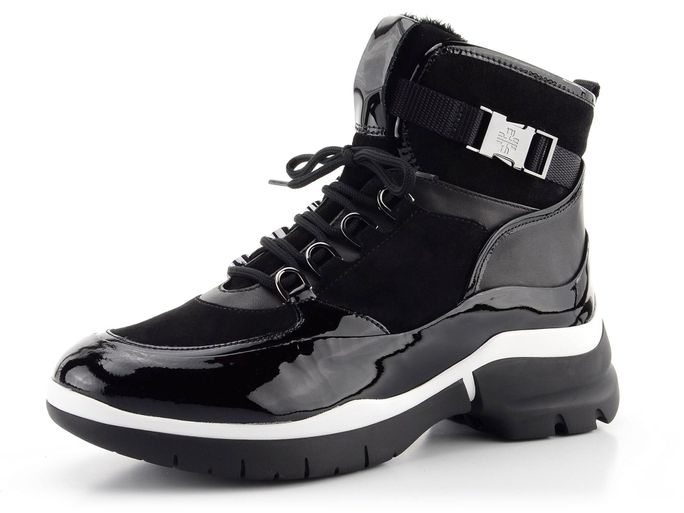 Högl černý luxusní sneakers kotník 0-106315