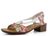 Rieker sandály na podpatku Fuchsia-Multi 62662-90