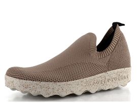 Asportuguesas prozouvací úpletové polobotky taupe P018226002