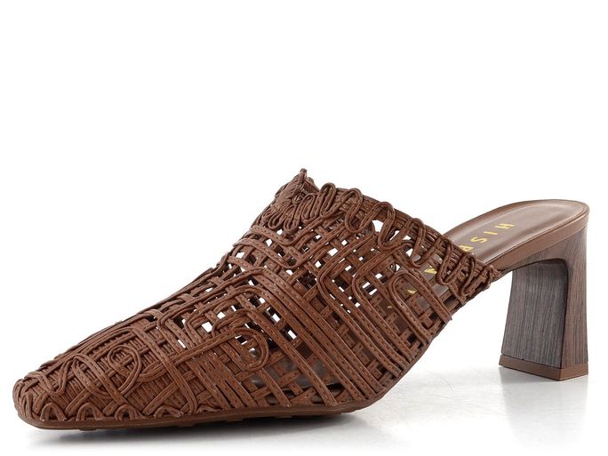 Hispanitas pantofle s podpatkem a plnou špičkou Amapola Avellana HV264789