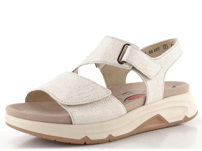 Gabor kožené sandály bianco/oro 86.885.80