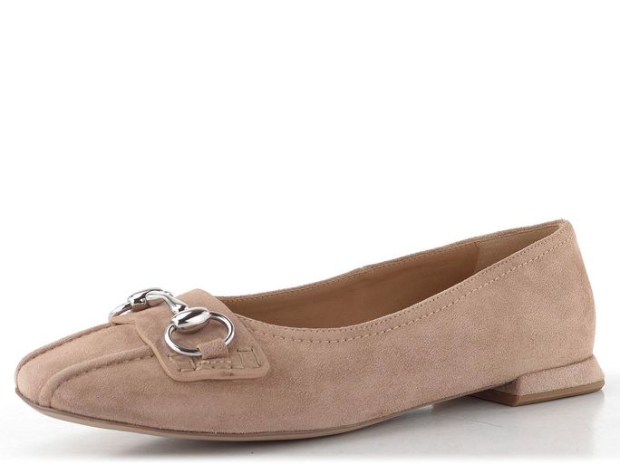 Högl semišové baleríny sand 1-100922-1300