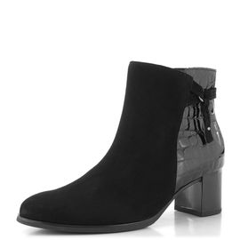 Gabor kotník na podpatku černý 75.692.90