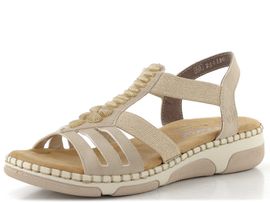 Rieker béžové sandály 66201-62